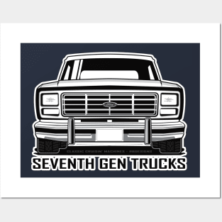 Seventh Gen Truck / Bullnose Grille 1980 - 1986 Posters and Art